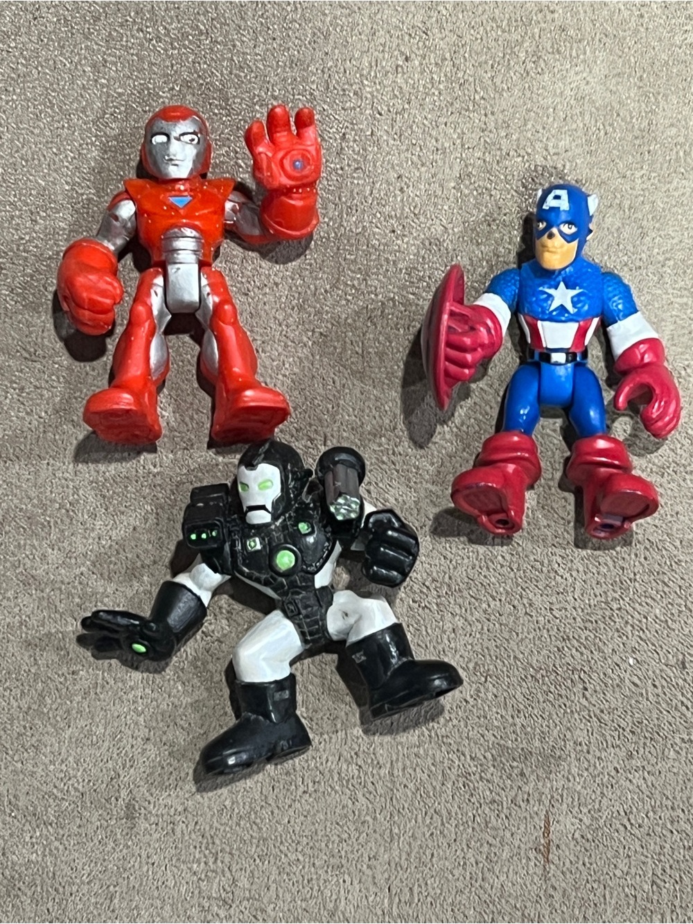 Marvel Avengers imaginext Figures Captain America & War machine & Ironman